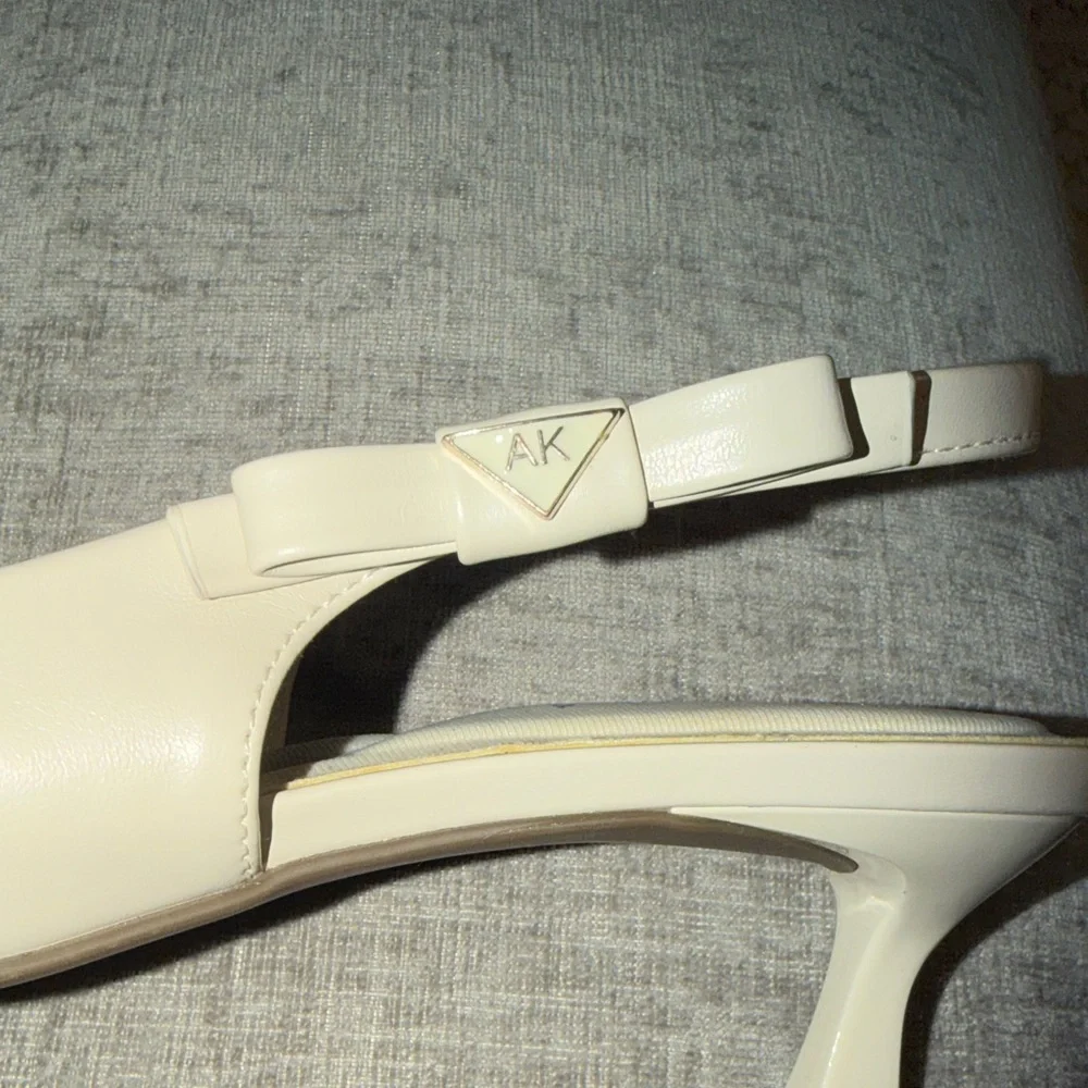 Anne Klein Women's Elegant Cream Heels - Picture 4 of 5